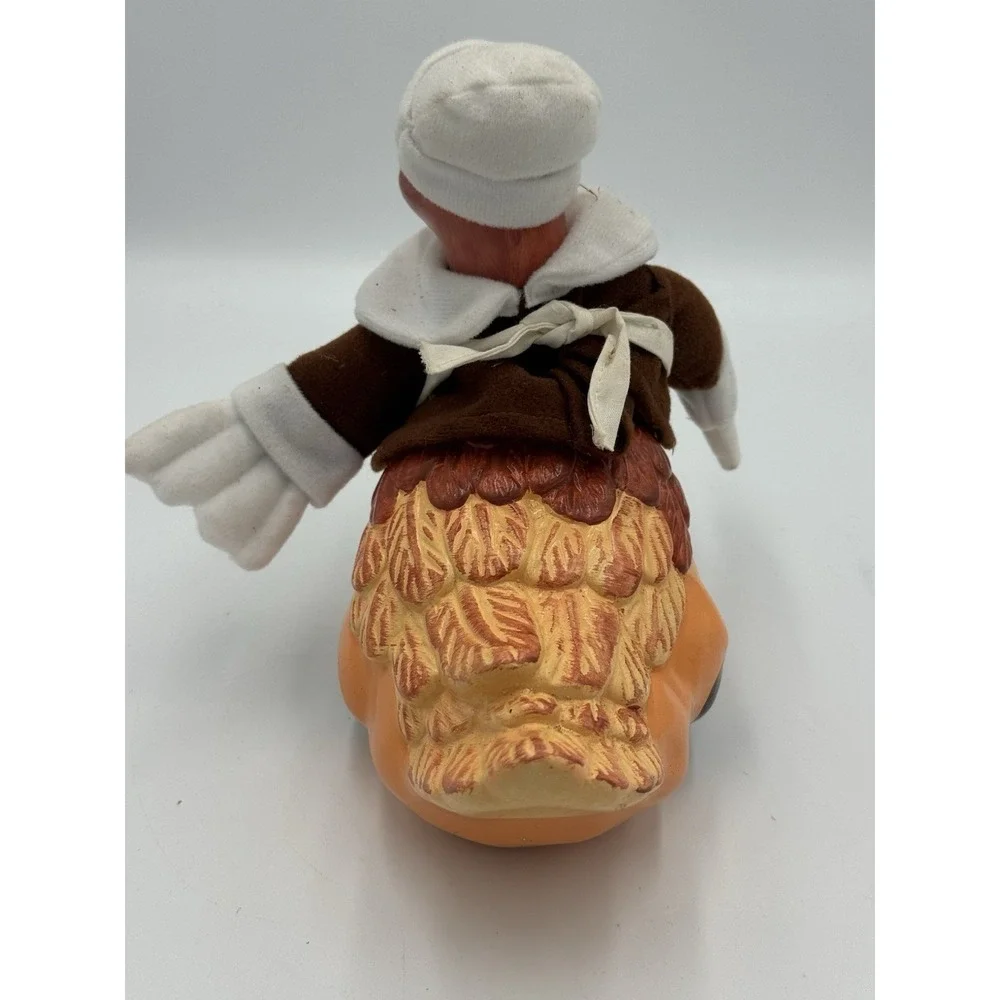 Vintage Ceramic Pilgrim Duck Thanksgiving Fall